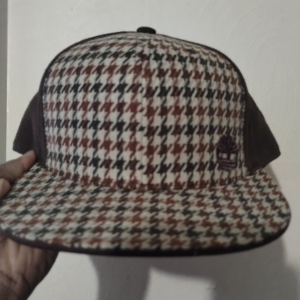 TIMBERLAND FITTED HAT BROWN/TAN SIZE 8